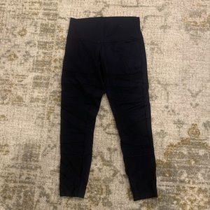 Lulu lemon black mesh leggings